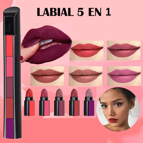 FAB 5, Labial en Barra 5 en 1
